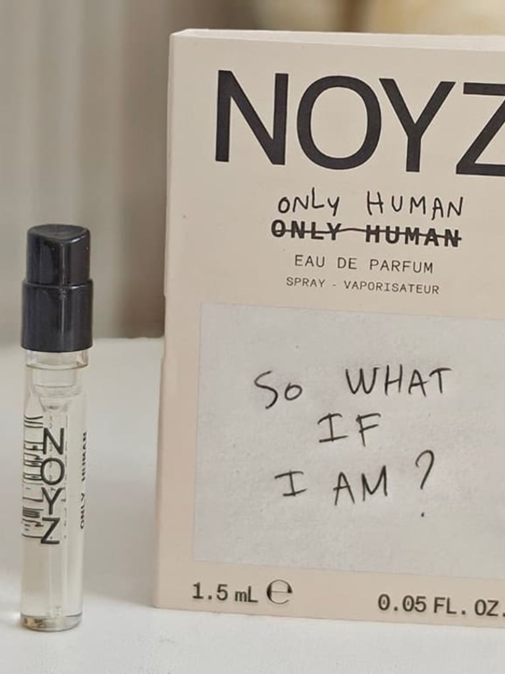 New NOYZ Only Human EDP Sample Spray 0.05 oz/ 1.5 ml